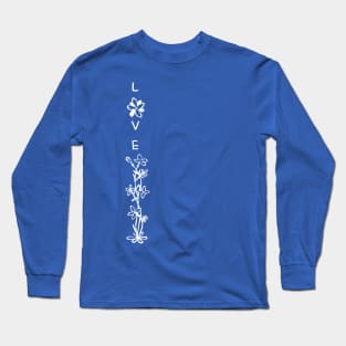 Love Floral Vines Long Sleeve T-Shirt